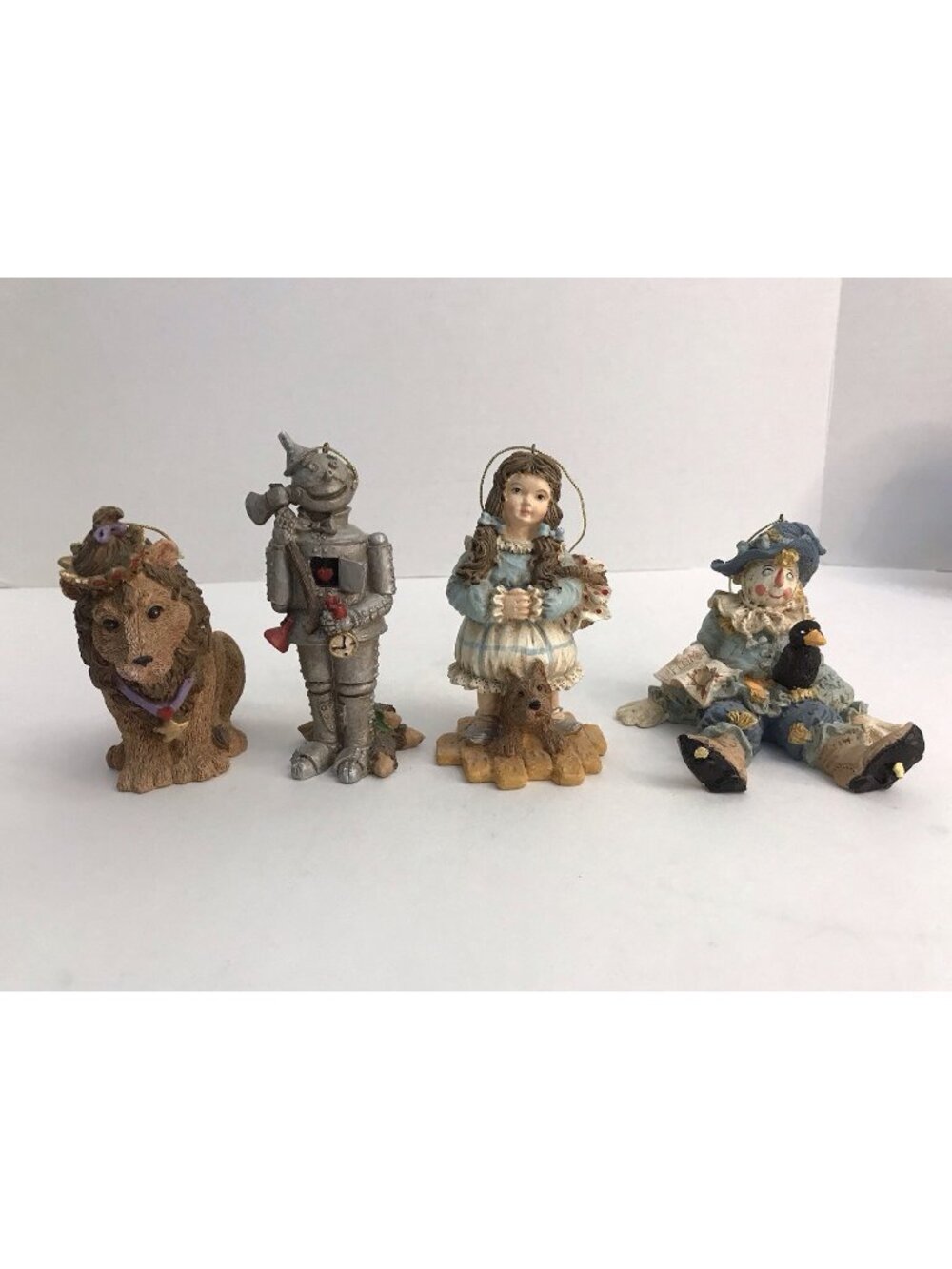 Wizard Of Oz Ornaments Dorothy, Tin Man, Scarecrow, Lion Smithsonian Institution